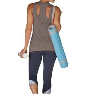 ATHLETA Yoga Essence Double Layer Tank Size XS